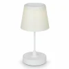 Briloner Lampe à poser LED rechargeable d'extérieur Campi, intensité variable, blanc^ Lampes Décoratives