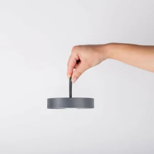 Näve Lampe à poser LED rechargeable Ella, magnétique, grise^ Lampes Décoratives