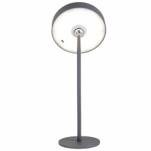 Näve Lampe à poser LED rechargeable Ella, magnétique, grise^ Lampes Décoratives