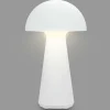 Briloner Lampe à poser LED rechargeable Fungo, blanc^ Lampes Décoratives