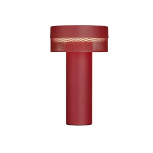 HELL Lampe à poser LED rechargeable, hauteur 24cm, rouge indien^ Lampes Décoratives