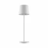 Brilliant Lampe à poser LED rechargeable Kaami, intensité variable blanc mat^ Lampes Décoratives