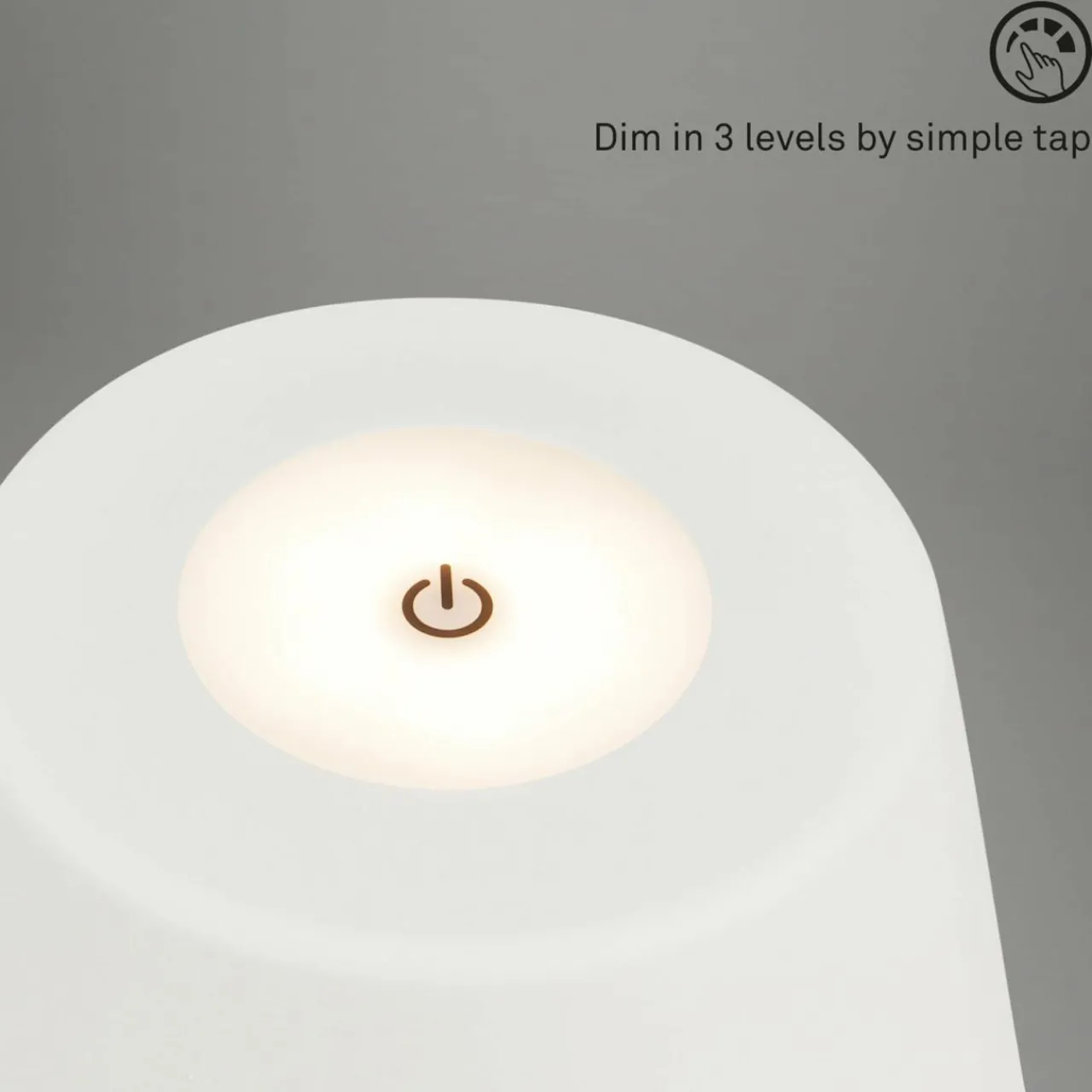 lampe__poser_led_rechargeable_kihi_blanc_3.webp Briloner Lampe à poser LED rechargeable Kihi, blanc^ Lampes Décoratives