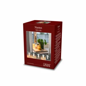 Konstsmide Lampe à poser LED rechargeable Nantes, blanc, aluminium, IP54, variateur^ Lampes Décoratives