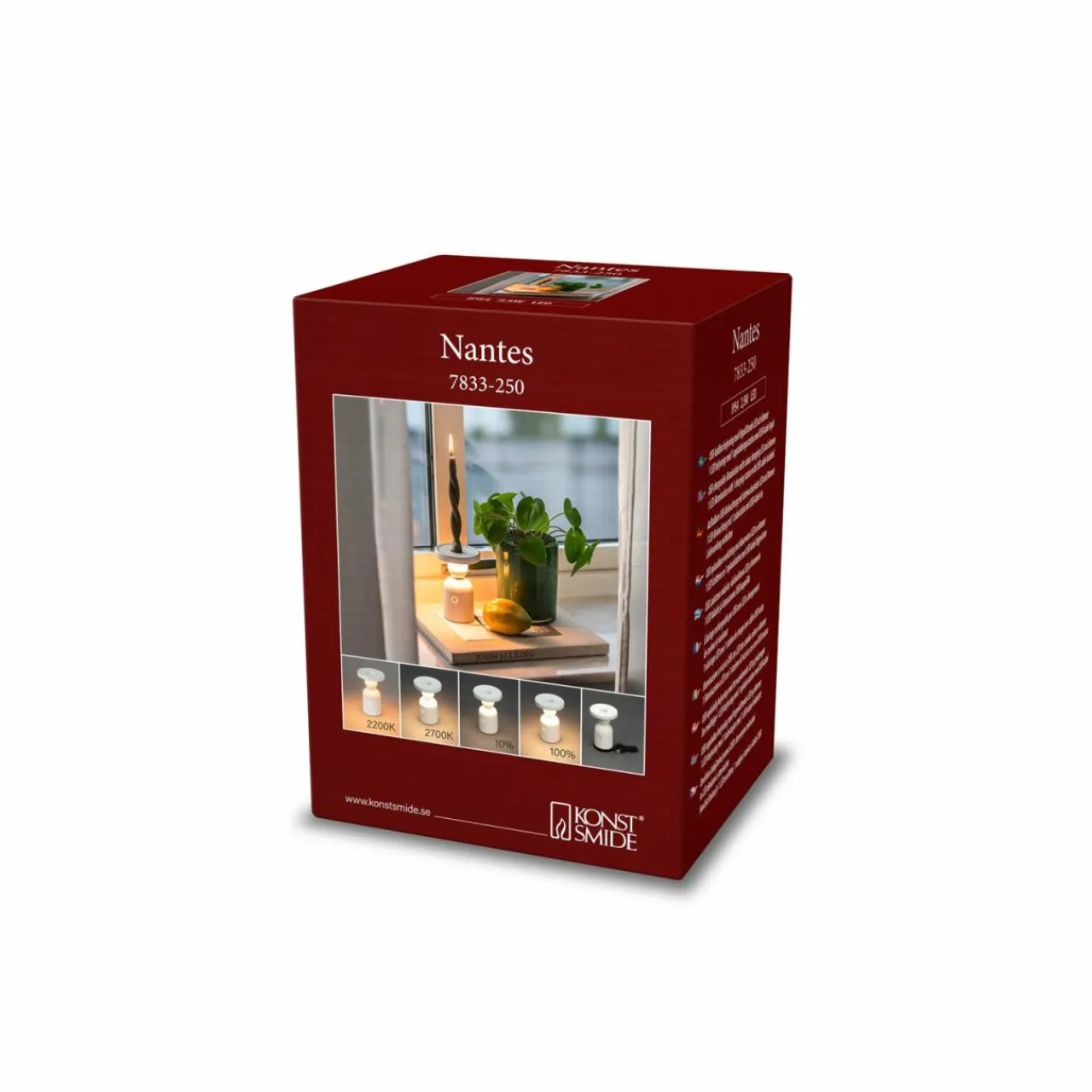 lampe__poser_led_rechargeable_nantes_blanc_aluminium_ip_variateur_1.webp Konstsmide Lampe à poser LED rechargeable Nantes, blanc, aluminium, IP54, variateur^ Lampes Décoratives