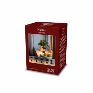 Konstsmide Lampe à poser LED rechargeable Nantes, noir, aluminium, IP54, variateur^ Lampes Décoratives