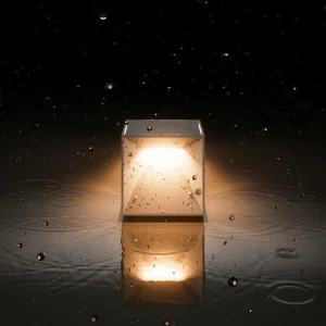 Sigor Lampe à poser LED rechargeable Nutalis mini, gris brume, IP54, intensité^ Lampes Décoratives