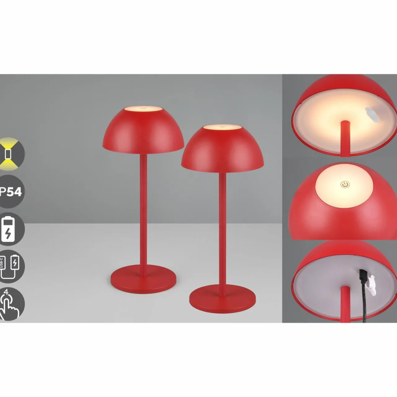 lampe__poser_led_rechargeable_ricardo_rouge_hauteur__cm_plastique_3.webp Reality Leuchten Lampe à poser LED rechargeable Ricardo, rouge, hauteur 30 cm, plastique^ Lampes Décoratives