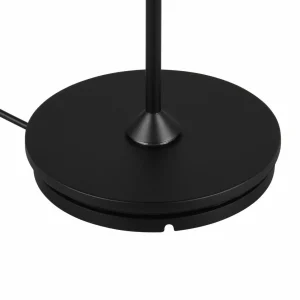 Reality Leuchten Lampe à poser LED rechargeable Suarez, noir, hauteur 39 cm, métal^ Lampes Décoratives