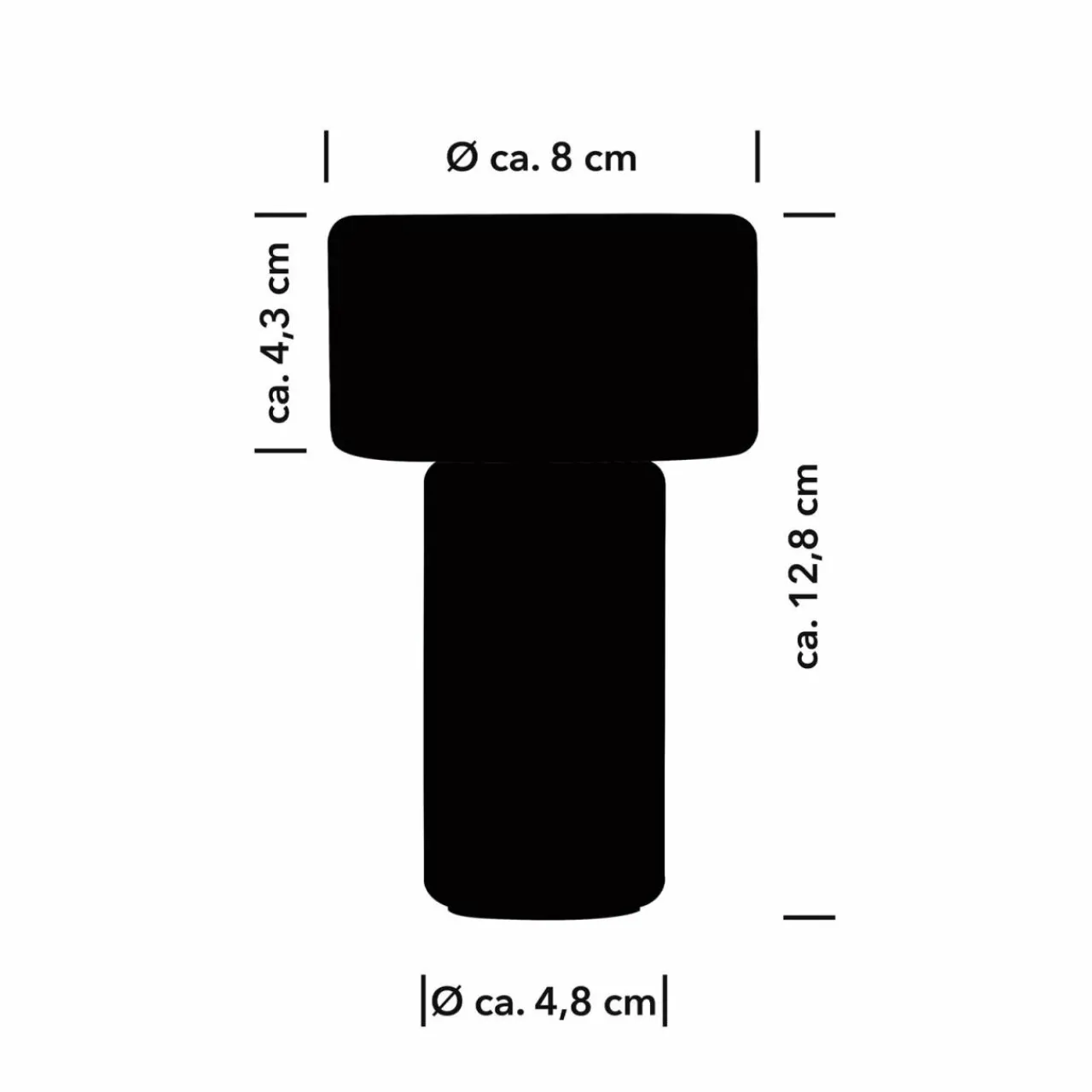 lampe__poser_led_rechargeable_tinyb_noir_hauteur__cm_ip_usb_0.webp HELL Lampe à poser LED rechargeable Tiny-B, noir, hauteur 13 cm, IP54, USB^ Lampes Décoratives