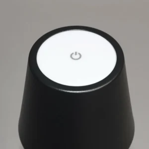 FH Lighting Lampe à poser LED rechargeable Viletto, noir, IP54^ Lampes Décoratives