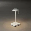 Konstsmide Lampe à poser LED Scilla avec USB, blanche^ Lampes Décoratives