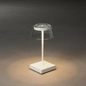 Konstsmide Lampe à poser LED Scilla avec USB, blanche^ Lampes Décoratives