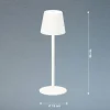 FH Lighting Lampe à poser LED Tropea batterie, blanc sable^ Lampes Décoratives