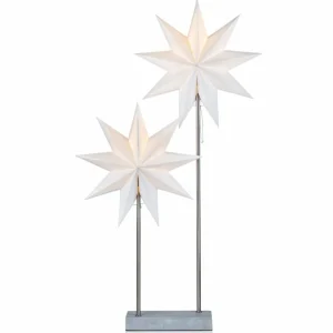 Markslöjd Lampe à poser étoile en papier Duva deux étoiles^ Lumière De Noël