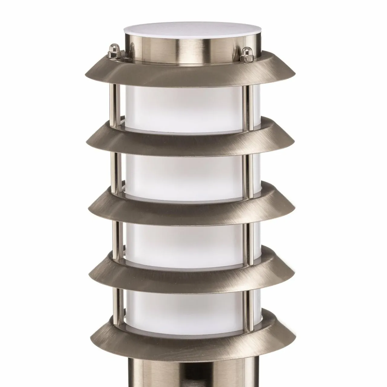 lampe__socle_en_inox_selina_2.webp Lindby Lampe à socle en inox Selina^ Potelets Extérieurs