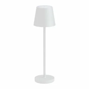 LCD Lampe à table LED 5098, rechargeable, IP54, intensité variable, blanc^ Lampes Décoratives