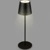 Briloner Lampe à table LED Kiki avec poser rechargeable 3.000K, noir^ Lampes Décoratives