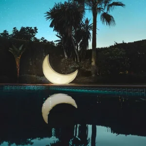 SELETTI Lampe déco d’extérieur LED My Moon Lamp^ Lampes Décoratives