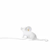 SELETTI Lampe déco LED Mouse Lamp USB couchée blanche^ Lampes Décoratives
