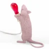 SELETTI Lampe déco LED Mouse Lamp USB Valentine blanche^ Lampes Décoratives