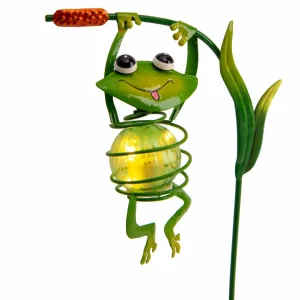 Näve Lampe déco solaire LED 5280417, grenouille^ Lampes Décoratives