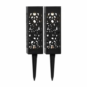 STAR TRADING Lampe déco solaire LED Izola avec piquet lot de 2^ Lampes Décoratives