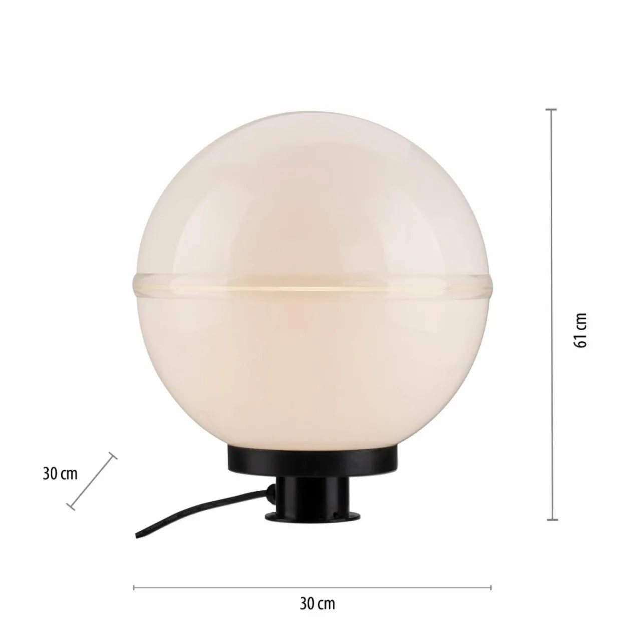 lampe_dcorative_dextrieur_hemis_avec_piquet_de_terre___cm_1.webp JUST LIGHT. Lampe décorative d'extérieur Hemis avec piquet de terre, Ø 30 cm^ Projecteurs D'Extérieur
