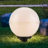 JUST LIGHT. Lampe décorative d'extérieur Hemis, piquet de terre, lot de 2 Ø 20cm^ Projecteurs D'Extérieur