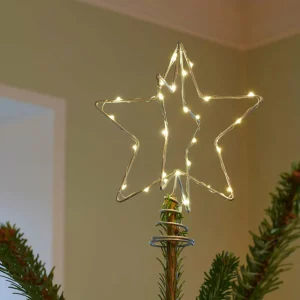 Sirius Lampe décorative LED Christmas Top, argentée^ Lumière De Noël