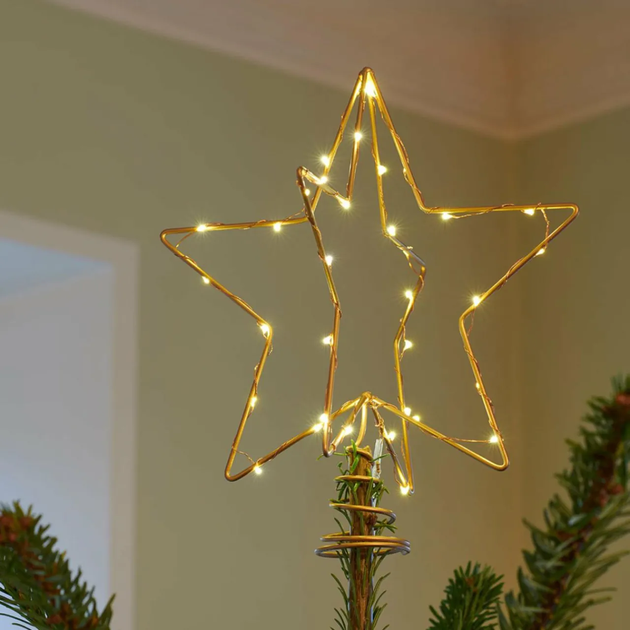 lampe_dcorative_led_christmas_top_dore_1.webp Sirius Lampe décorative LED Christmas Top, dorée^ Lumière De Noël