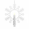 STAR TRADING Lampe décorative LED Flamme Snow, bougie de cire^ Lumière De Noël