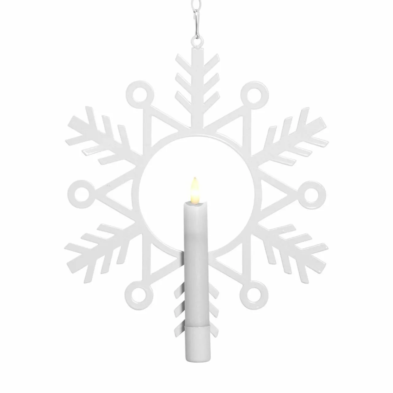 STAR TRADING Lampe décorative LED Flamme Snow, bougie de cire^ Lumière De Noël