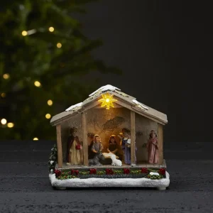 STAR TRADING Lampe décorative LED Nativity, pile, 19 cm^ Lumière De Noël