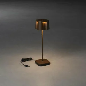 Konstsmide Lampe décorative LED Nice port charge USB, rouille^ Lampes Décoratives