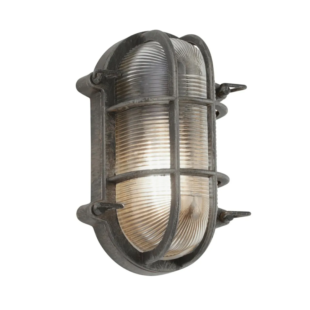 lampe_de_bateau_porto_ovale_noireargente_0.webp Searchlight Lampe de bateau Porto ovale, noire-argentée^ Appliques Murales Extérieures