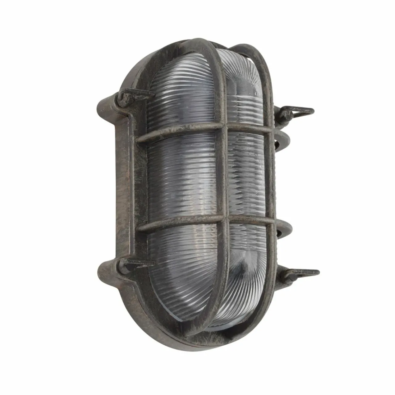 lampe_de_bateau_porto_ovale_noireargente_1.webp Searchlight Lampe de bateau Porto ovale, noire-argentée^ Appliques Murales Extérieures