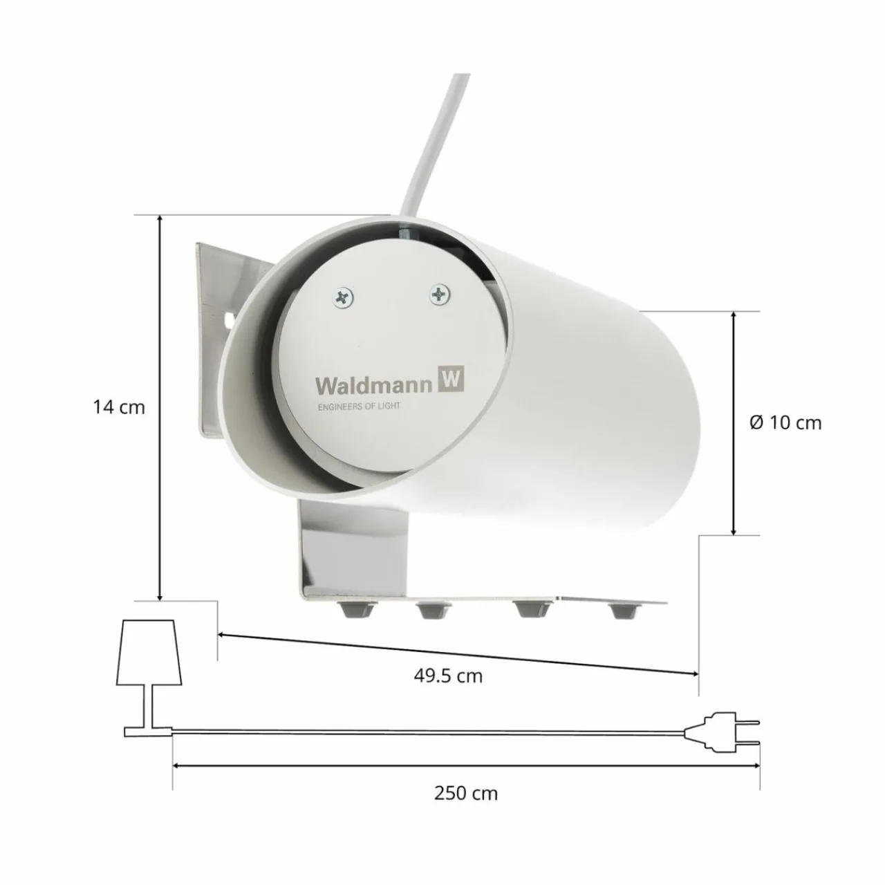lampe_de_dsinfection_uvc_zapp_mh_6.webp Waldmann Lampe de désinfection UV-C ZAPP!18, 14 m³/h^ Meubles & Aménagements