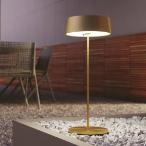 Eco-Light Lampe de table batterie LED Cocktail, dim, dorée^ Lampes Décoratives