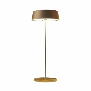 Eco-Light Lampe de table batterie LED Cocktail, dim, dorée^ Lampes Décoratives