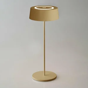 Eco-Light Lampe de table batterie LED Cocktail, dim, dorée^ Lampes Décoratives