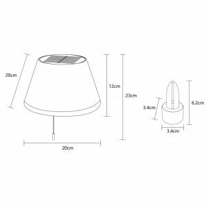 Globo Lampe de table LED 36000 Rehausse bouteille blanche Plastique^ Lampes Décoratives