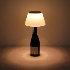 Globo Lampe de table LED 36000 Rehausse bouteille blanche Plastique^ Lampes Décoratives