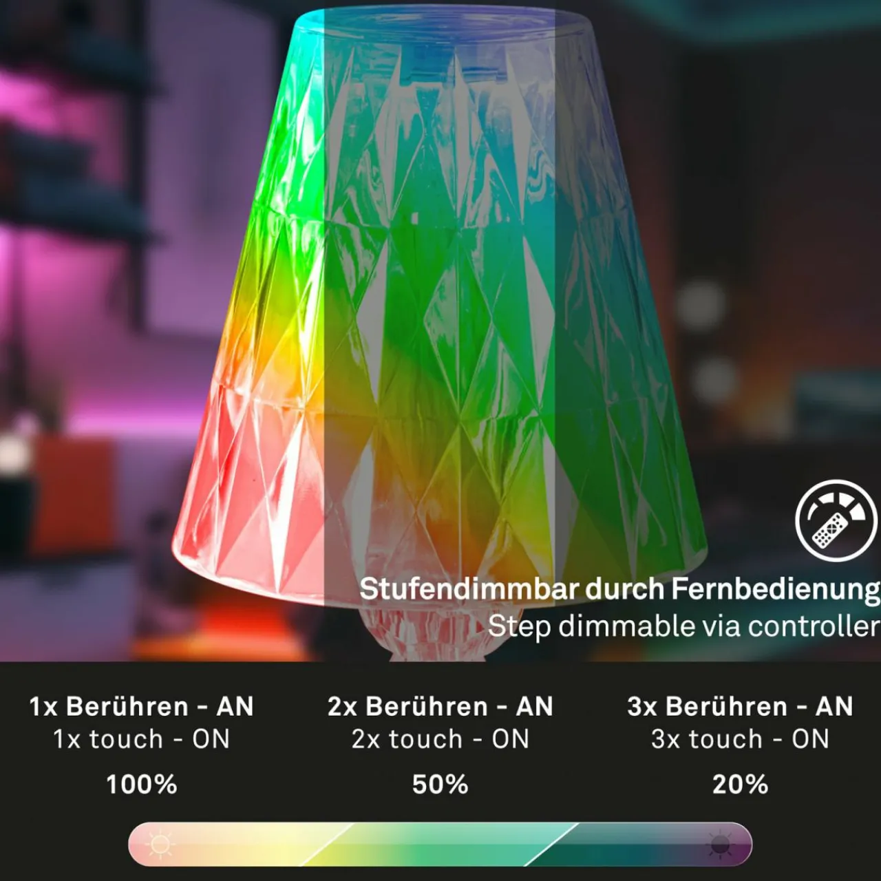 lampe_de_table_led__rvb_avec_tlcommande_2.webp Briloner Lampe de table LED 7464010 RVB avec télécommande^ Lampes Décoratives