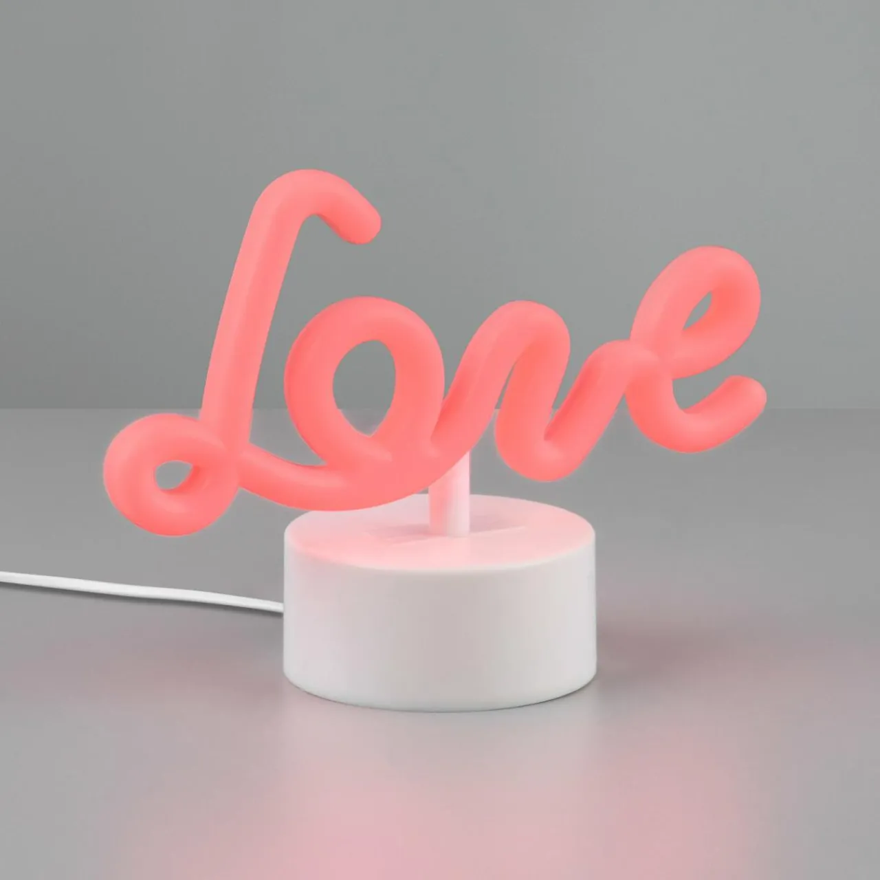 lampe_de_table_led_amor_blanc_plastique_batterie_usb_1.webp Reality Leuchten Lampe de table LED Amor, blanc, plastique, batterie, USB^ Lampes Décoratives