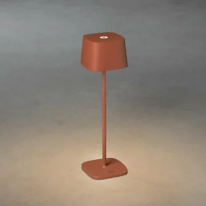 Konstsmide Lampe de table LED Capri extérieur, terracotta^ Lampes Décoratives