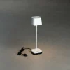 Konstsmide Lampe de table LED Capri-Mini extérieur, blanche^ Lampes Décoratives