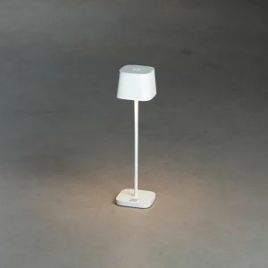 Konstsmide Lampe de table LED Capri-Mini extérieur, blanche^ Lampes Décoratives