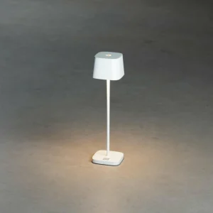 Konstsmide Lampe de table LED Capri-Mini extérieur, blanche^ Lampes Décoratives