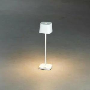 Konstsmide Lampe de table LED Capri-Mini extérieur, blanche^ Lampes Décoratives